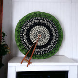 African Print Decorative Jumbo Fan