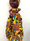 Handmade African Plastic Bag Lady Holder