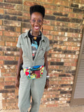 African Print Fanny Pack
