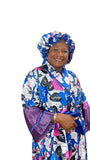 Satin Robe and Hair Bonnet