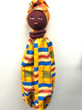 Handmade African Plastic Bag Lady Holder