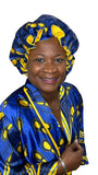 Satin Robe and Hair Bonnet