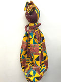 Handmade African Plastic Bag Lady Holder