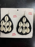 Cowrie shell earrings