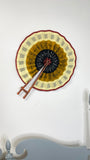African Print Decorative Jumbo Wall Fan