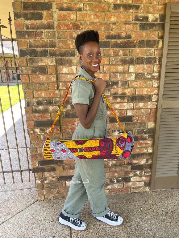 African Dashiki Print Yoga Bag