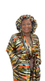 Abstract print Kimono Robe Set