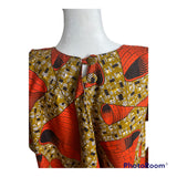 Ankara Long Sleeves swing dress