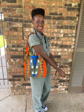 African Dashiki Print Bag Tote Purse