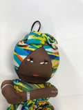 Handmade African Plastic Bag Lady Holder