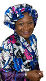 Satin Robe and Hair Bonnet