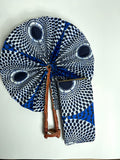 African Ankara Fan and Wallet Set