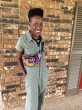 African Print Fanny Pack