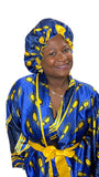 Satin Robe and Hair Bonnet