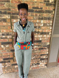African Print Fanny Waist Pack