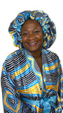 Satin Robe and Hair Bonnet