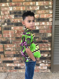Boys African Print Ankara shirt