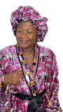 Satin Robe and Hair Bonnet