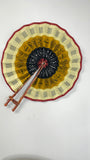 African Print Decorative Jumbo Fan