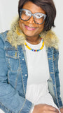 Bold and Beautiful African Massai Zulu Beaded Chocker Necklace