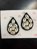 Cowrie shell earrings