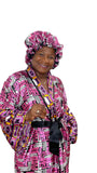Satin Robe and Hair Bonnet