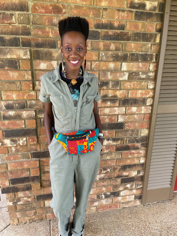 African Print Fanny Pack