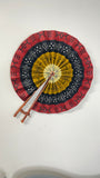 African Print Decorative Jumbo Fan