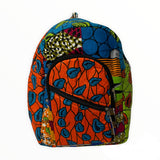 Kids Ankara African Print Wax Backpack