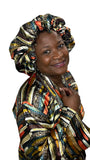 Abstract print Kimono Robe Set
