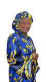 Satin Robe and Hair Bonnet