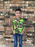 Boys African Print Ankara shirt