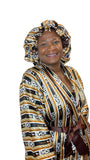 Fendi Print Satin Robe and Hair Bonnet
