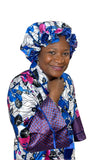 Satin Robe and Hair Bonnet