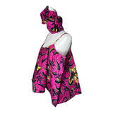 Ankara Spaghetti Strap Flowy Blouse With Matching Headwrap