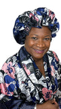 Satin Robe and Hair Bonnet