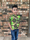 Boys African Print Ankara shirt