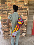 African Dashiki Print Yoga Bag