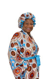 Satin Robe and Hair Bonnet