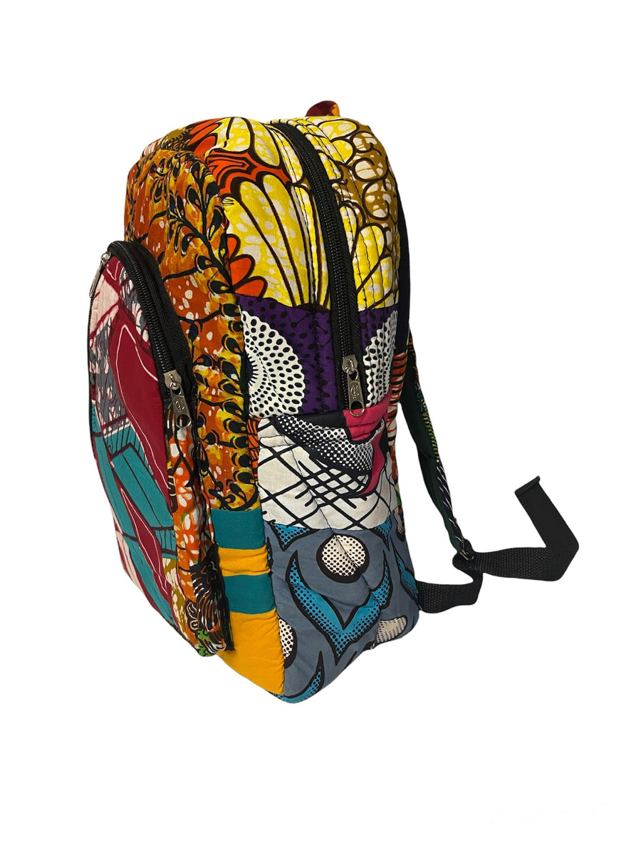 Kids Ankara African Print Wax Backpack – Afrik Trends