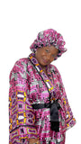 Satin Robe and Hair Bonnet