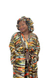 Abstract print Kimono Robe Set