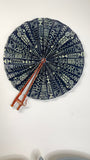 African Print Decorative Jumbo Wall Fan