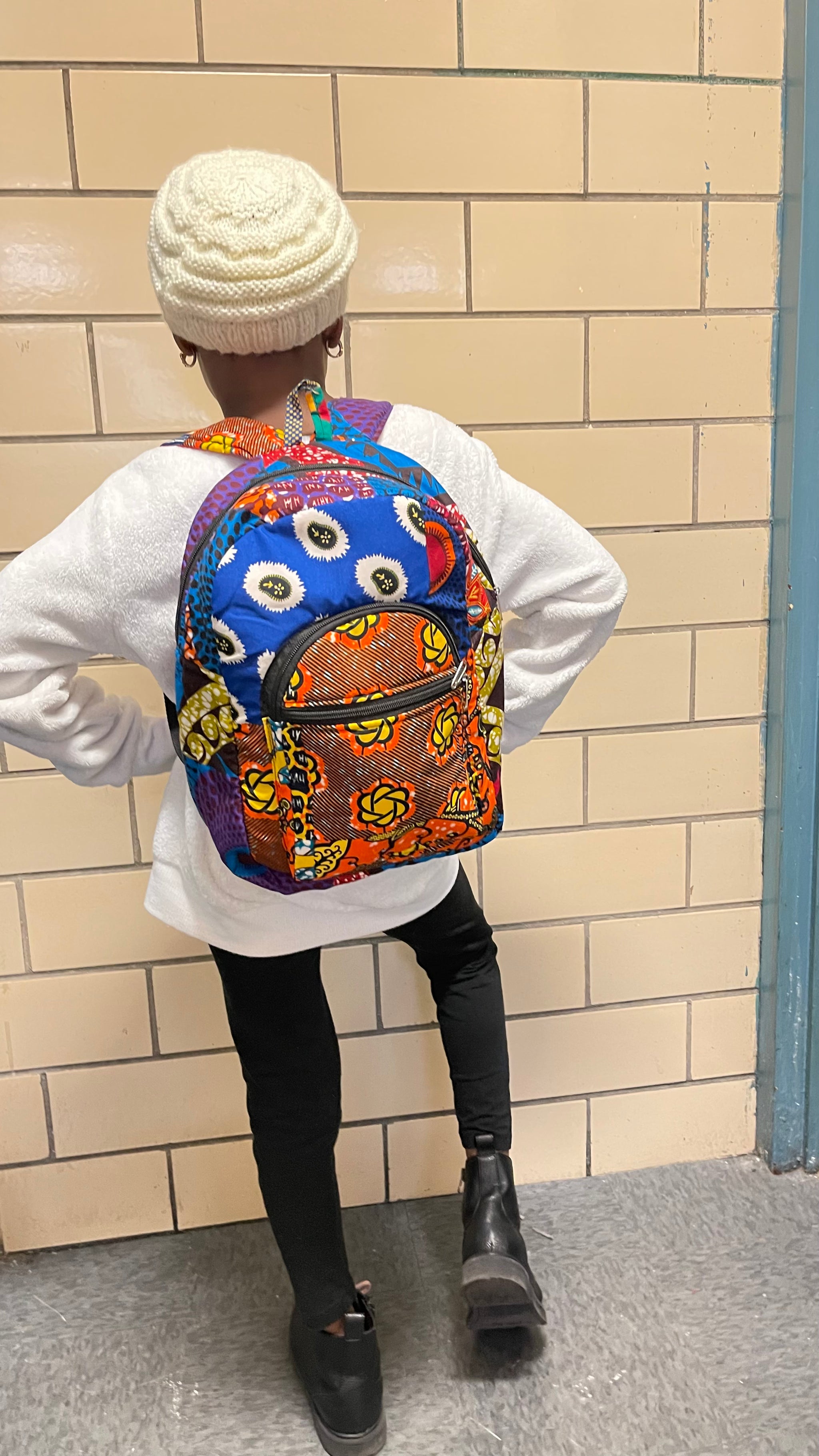 Ankara Patchwork Children Backpack – Afrik Trends