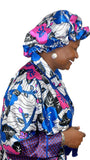 Satin Robe and Hair Bonnet