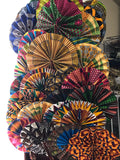 Foldable African Ankara Fan
