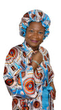 Satin Robe and Hair Bonnet