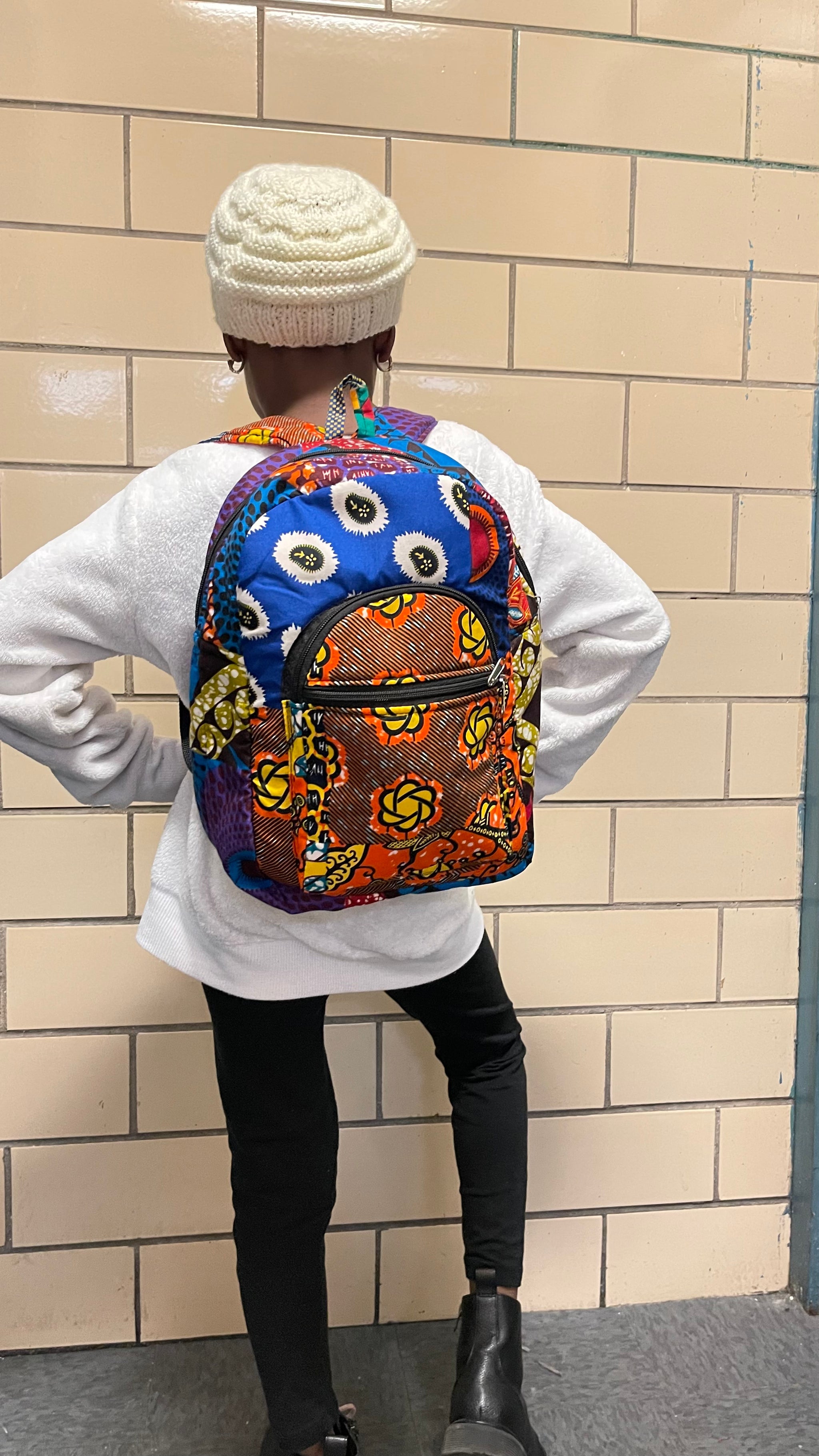 Ankara Patchwork Children Backpack – Afrik Trends