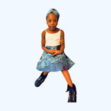 Girl skirt with headband
