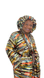 Abstract print Kimono Robe Set